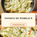 Fondue de poireaux