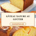 Gâteau nature au goûter