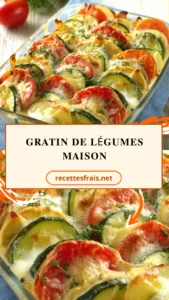 Gratin de légumes maison