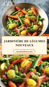 Jardinière de légumes nouveaux