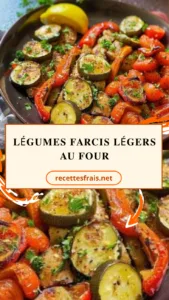 Légumes farcis légers au four