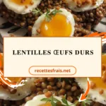 Lentilles œufs durs
