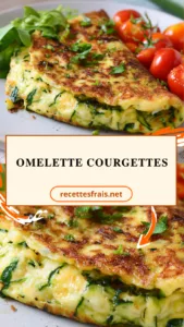 Omelette courgettes
