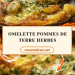 Omelette pommes de terre herbes