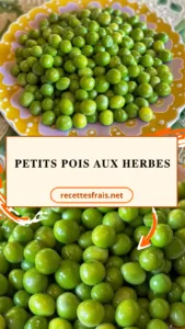 Petits pois aux herbes