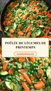 Poêlée de légumes de printemps