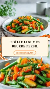 Poêlée légumes beurre persil