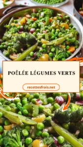 Poêlée légumes verts