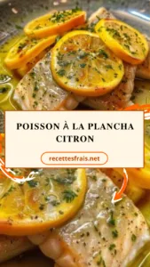 Poisson à la plancha citron