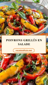 Poivrons grillés en salade