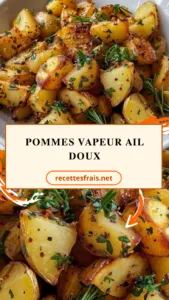 Pommes vapeur ail doux