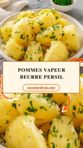 Pommes vapeur beurre persil