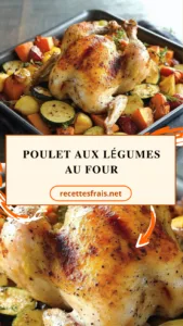 Poulet aux légumes au four