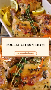 Poulet citron thym