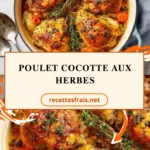 Poulet cocotte aux herbes