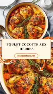 Poulet cocotte aux herbes