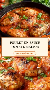 Poulet en sauce tomate maison