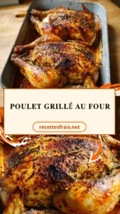 Poulet grillé au four