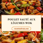 Poulet sauté aux légumes wok