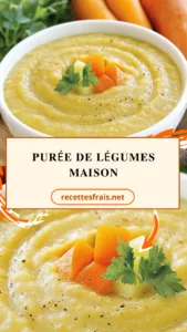 Purée de légumes maison