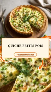 Quiche petits pois