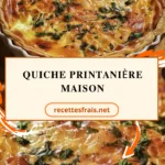 Quiche printanière maison