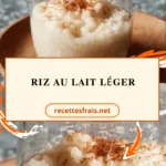 Riz au lait léger