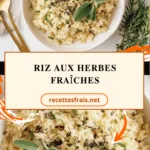 Riz aux herbes fraîches