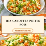 Riz carottes petits pois