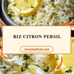 Riz citron persil