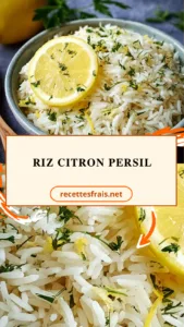 Riz citron persil