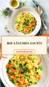 Riz légumes sautés
