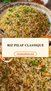 Riz pilaf classique