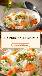 Riz printanier maison