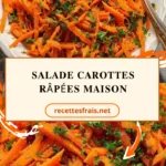 Salade carottes râpées maison