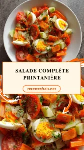 Salade complète printanière