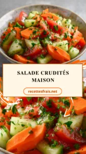 Salade crudités maison