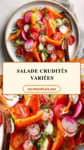 Salade crudités variées