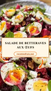 Salade de betteraves aux œufs
