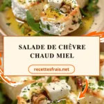 Salade de chèvre chaud miel