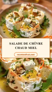 Salade de chèvre chaud miel