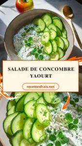 Salade de concombre yaourt