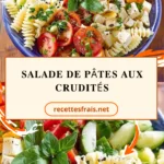 Salade de pâtes aux crudités