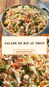 Salade de riz au thon