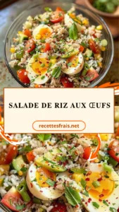 Salade de riz aux œufs