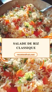 Salade de riz classique