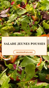 Salade jeunes pousses