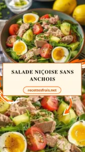 Salade niçoise sans anchois