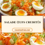 Salade œufs crudités