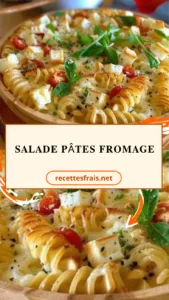 Salade pâtes fromage